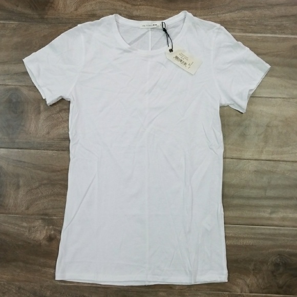 rag and bone white tee shirt